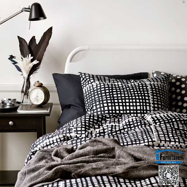 Bộ vỏ chăn gối BJORNLOKA RUTA 240*220 cm