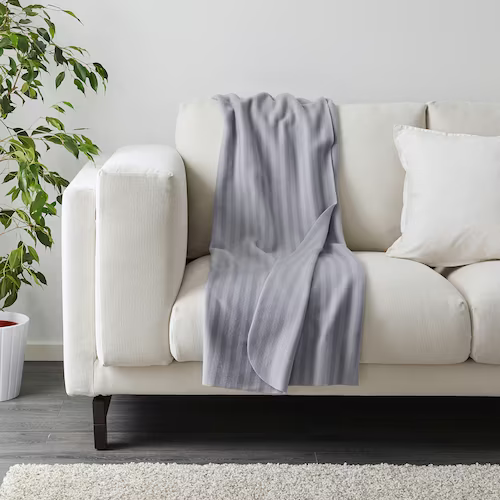 CHĂN SOFA VITMOSSA IKEA - XÁM 120x160 cm