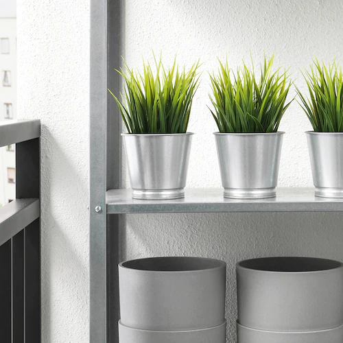 CHẬU CÂY BINTJE IKEA - MẠ KẼM 9 cm