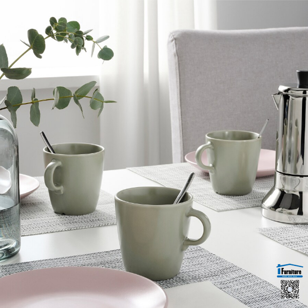 CỐC FÄRGKLAR IKEA - Màu xanh min (37cl)