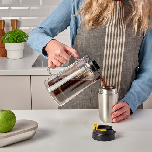 CỐC NƯỚC GIỮ NHIỆT ENVÄLDIG IKEA - ĐEN 35 CL
