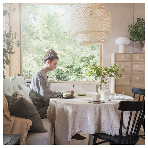 CỐC NẾN THƠM ADLAD IKEA - TRẮNG 40 giờ