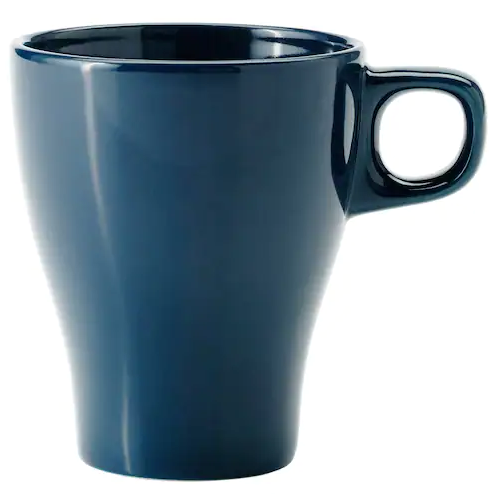 BỘ CỐC SỨ FÄRGRIK IKEA - XANH LAM 25cl
