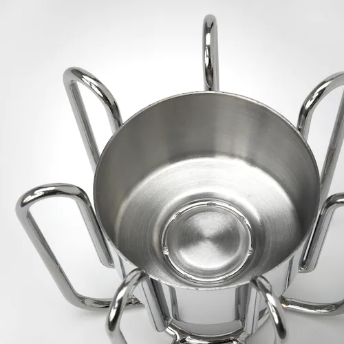 ĐẾ NẾN PÅSTÅDD IKEA - MÀU BẠC 6 cm