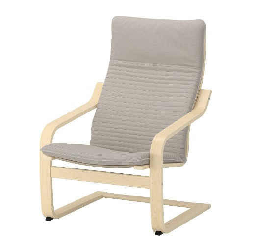 ĐỆM GHẾ BÀNH POÄNG IKEA - BE NHẠT