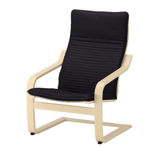 ĐỆM GHẾ BÀNH POÄNG IKEA - ĐEN