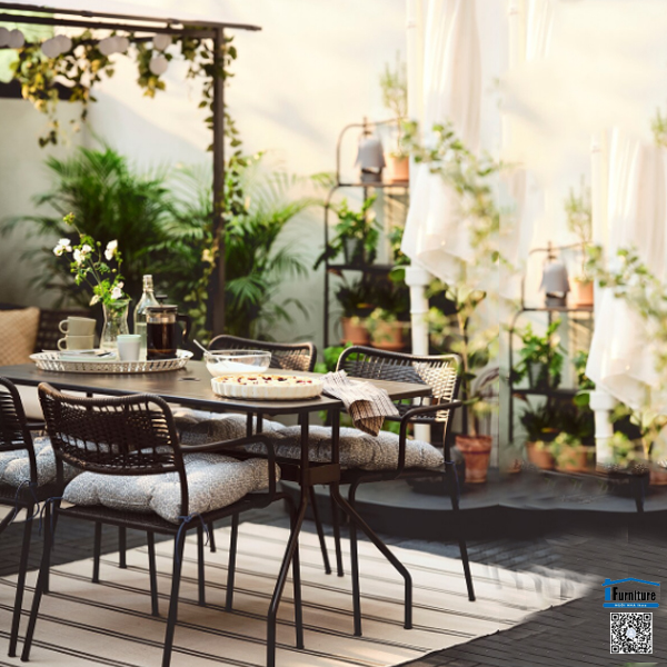 ĐỆM GHẾ KLÖSAN IKEA - Màu xanh ngoài trời( 44x44 cm)