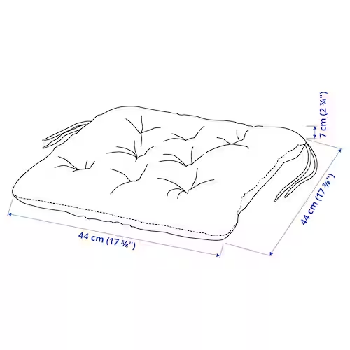 ĐỆM GHẾ NGOÀI TRỜI KUDDARNA IKEA - BE 44x44 cm