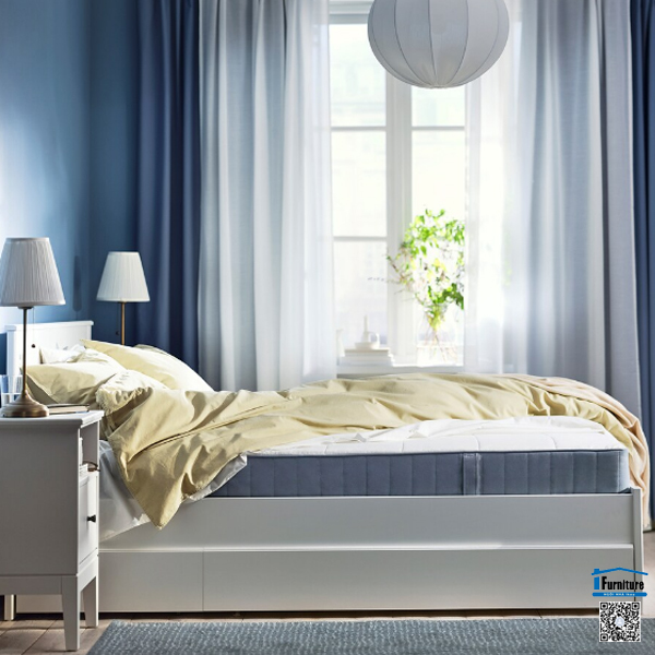 ĐỆM VESTMARKA IKEA - Máu xanh nhạt (90x200 cm)