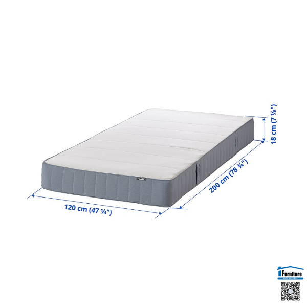 ĐỆM VESTMARKA IKEA - Máu xanh nhạt (120x200 cm)