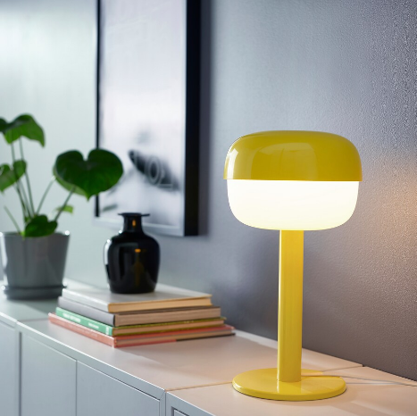 ĐÈN BÀN BLÅSVERK IKEA - VÀNG 36 cm