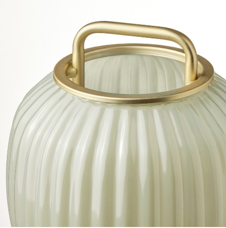 ĐÈN BÀN PILBLIXT IKEA - TRẮNG/XANH NHẠT