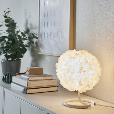 ĐÈN BÀN VINDKAST IKEA - TRẮNG 26 cm