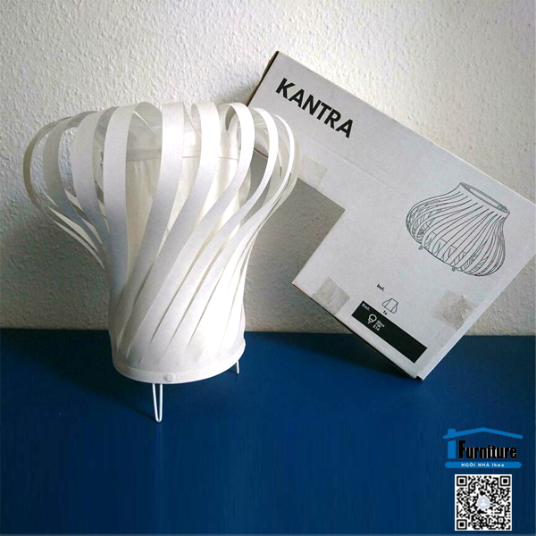 ĐÈN LỒNG ĐỂ BÀN KANTRA IKEA - TRẮNG