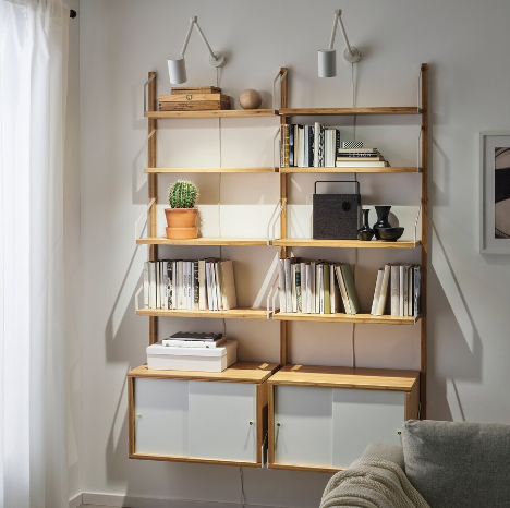 ĐÈN LÀM VIỆC TREO TƯỜNG NYMÅNE IKEA - TRẮNG