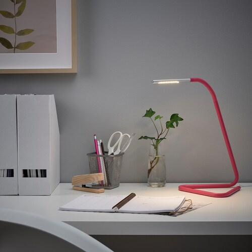 ĐÈN LED LÀM VIỆC HÅRTE IKEA - HỒNG