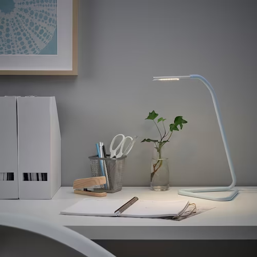 ĐÈN LED LÀM VIỆC HÅRTE IKEA - XANH LAM