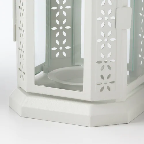 ĐÈN LỒNG NẾN TRANG TRÍ ENRUM IKEA - TRẮNG 22 cm