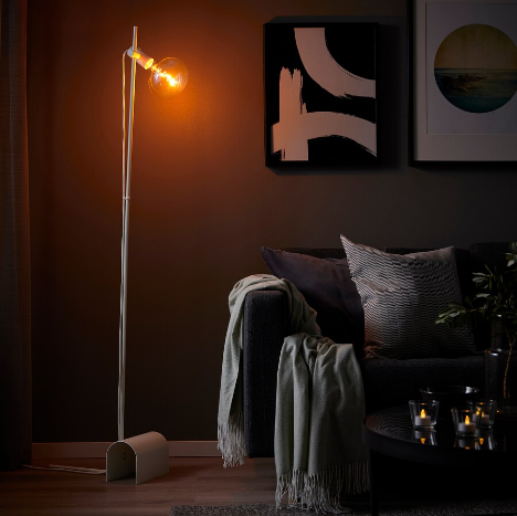 ĐÈN SÀN HÅRSLINGA IKEA - TRẮNG