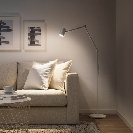 ĐÈN SÀN ĐỌC SÁCH NYMÅNE IKEA - TRẮNG