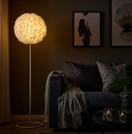 ĐÈN SÀN VINDKAST IKEA - TRẮNG