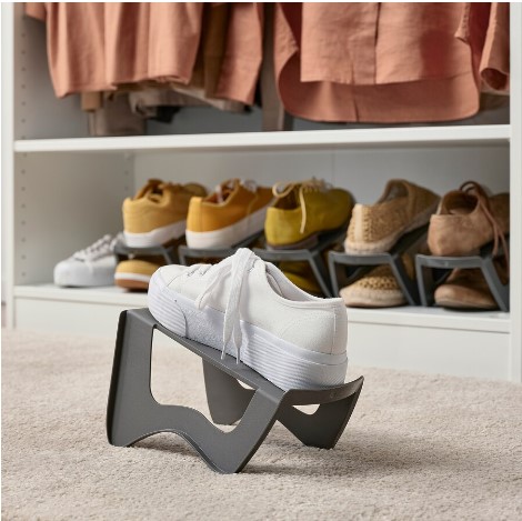 DỤNG CỤ SẮP XẾP GIÀY MURVEL IKEA - XÁM 14x14x24 cm