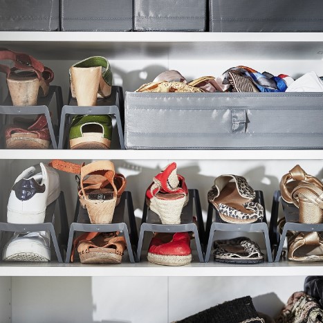 DỤNG CỤ SẮP XẾP GIÀY MURVEL IKEA - XÁM 14x14x24 cm