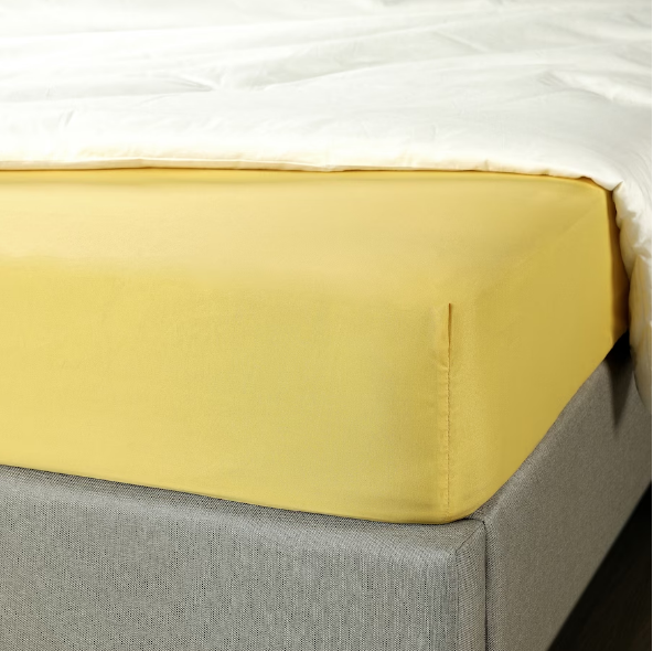 GA TRẢI GIƯỜNG BRUKSVARA IKEA - VÀNG 90x200 cm