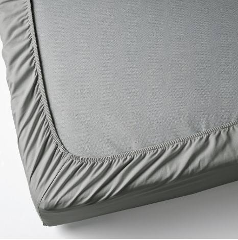 GA TRẢI GIƯỜNG DVALA IKEA - XÁM NHẠT 90x200 cm