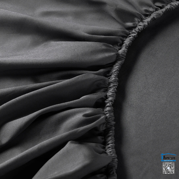 GA TRẢI GIƯỜNG NATTJASMIN IKEA - Màu xám đậm (120x200 cm)