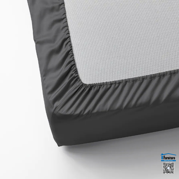 GA TRẢI GIƯỜNG NATTJASMIN IKEA - Màu xám đậm (120x200 cm)