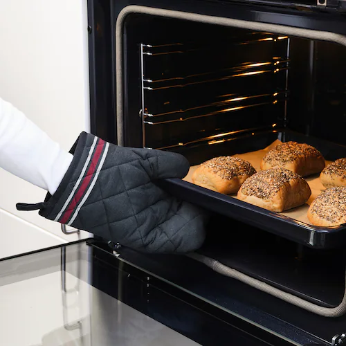 GĂNG TAY LÒ NƯỚNG HILDEGUN IKEA - XÁM