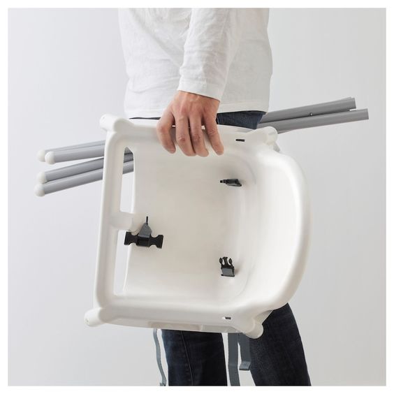 GHẾ ĂN DẶM CÓ MẶT BÀN CHO BÉ ANTILOP IKEA - TRẮNG