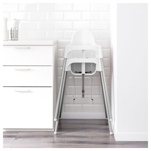 GHẾ ĂN DẶM CÓ MẶT BÀN CHO BÉ ANTILOP IKEA - TRẮNG