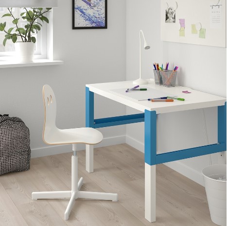 GHẾ BÀN TRẺ EM VALFRED / SIBBEN IKEA - TRẮNG