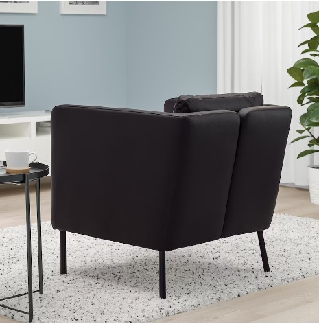 GHẾ BÀNH EKERÖ IKEA - ĐEN