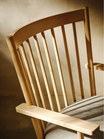 GHẾ BÀNH PERSBOL IKEA - BE/XÁM