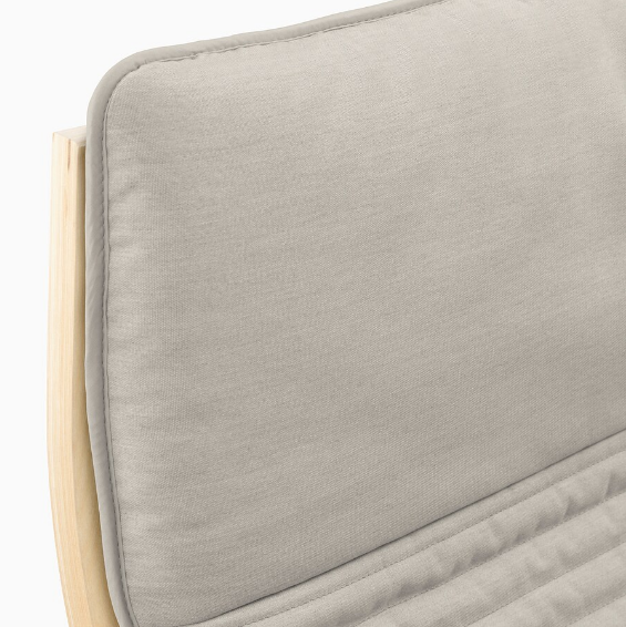 GHẾ BÀNH THƯ GIÃN POÄNG IKEA - VENEER BẠCH DƯƠNG / BE NHẠT