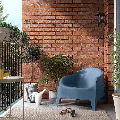 GHẾ BÀNH  NGOÀI TRỜI SKARPÖ IKEA - XANH (HÀNG LIMITED)