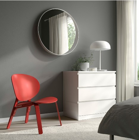 GHẾ BÀNH THƯ GIÃN FROSET IKEA -  ĐỎ