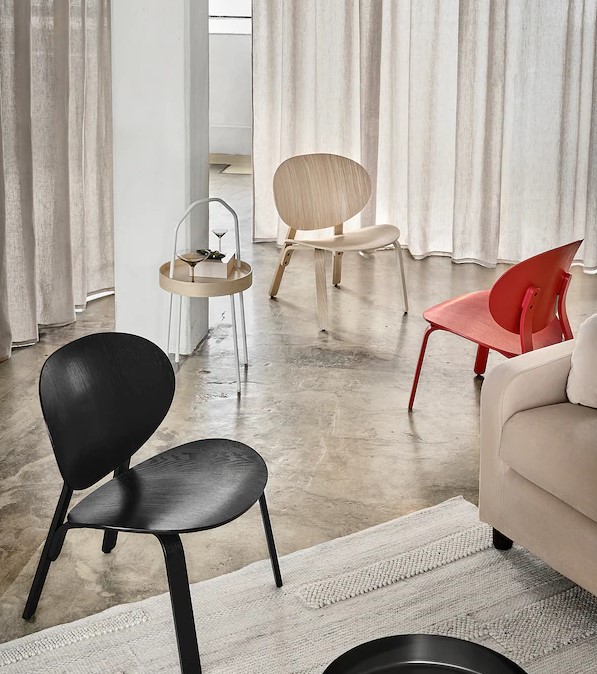 GHẾ BÀNH THƯ GIÃN FROSET IKEA -  SỒI TRẮNG