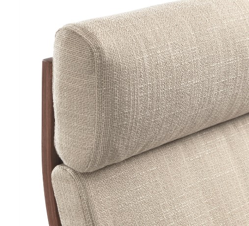 GHẾ BÀNH THƯ GIÃN POÄNG IKEA - NÂU / BE NHẠT Hillared