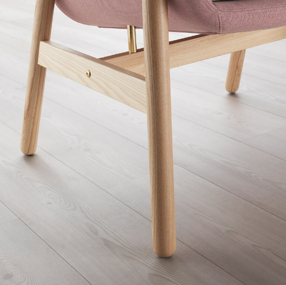 GHẾ BÀNH VEDBO IKEA - NÂU HỒNG NHẠT