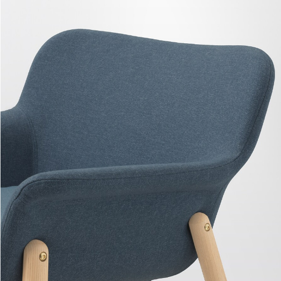 GHẾ BÀNH VEDBO IKEA - XÁM XANH