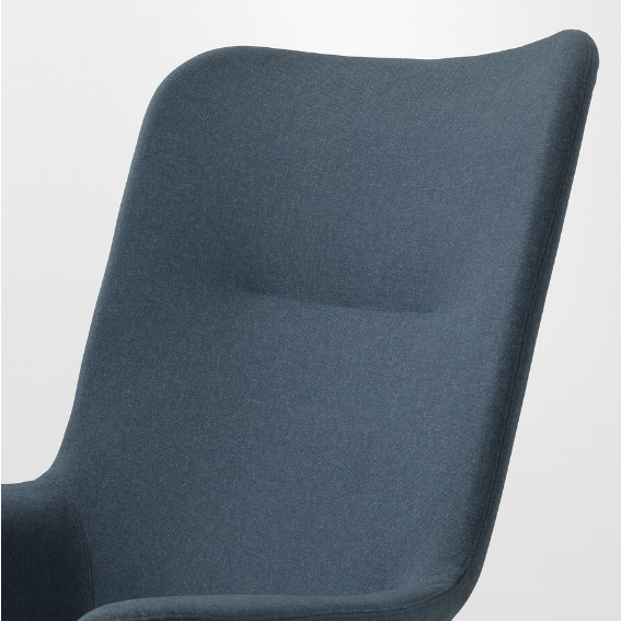 GHẾ BÀNH LƯNG CAO VEDBO IKEA - XANH XÁM