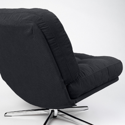 GHẾ BÀNH XOAY DYVLINGE IKEA - ĐEN