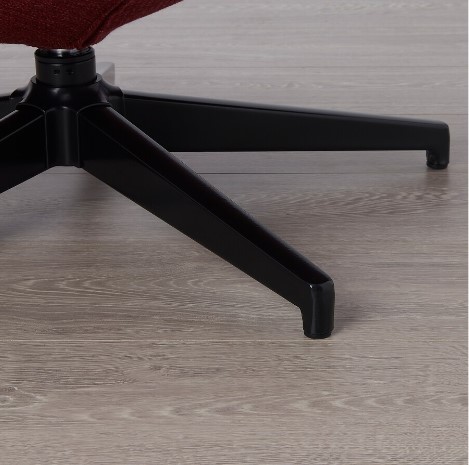 GHẾ BÀNH XOAY HAVBERG IKEA - NÂU ĐỎ