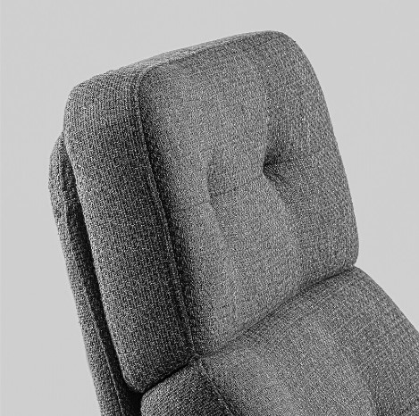 GHẾ BÀNH XOAY HAVBERG IKEA - XÁM / ĐEN