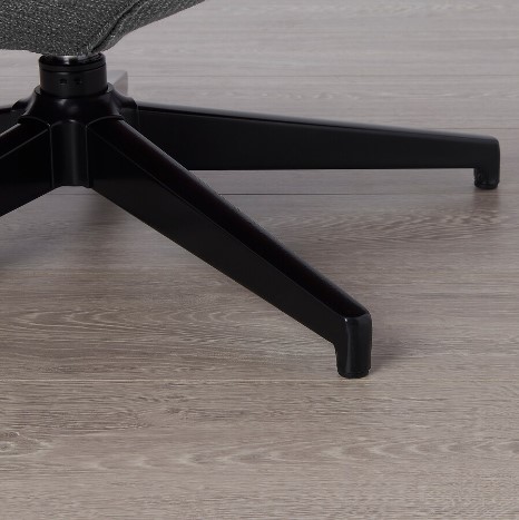 GHẾ BÀNH XOAY HAVBERG IKEA - XÁM / ĐEN