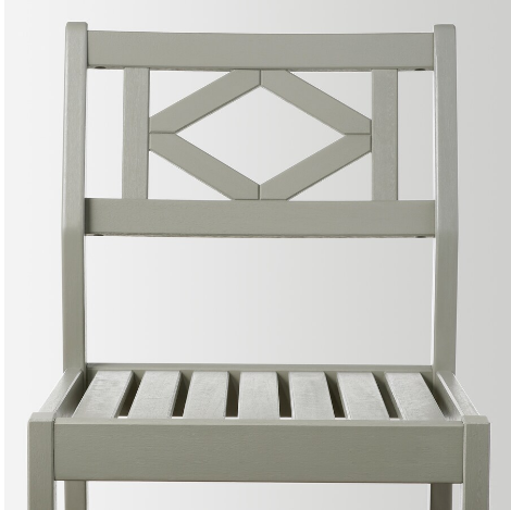 GHẾ QUẦY BAR NGOÀI TRỜI BONDHOLMEN IKEA - XÁM